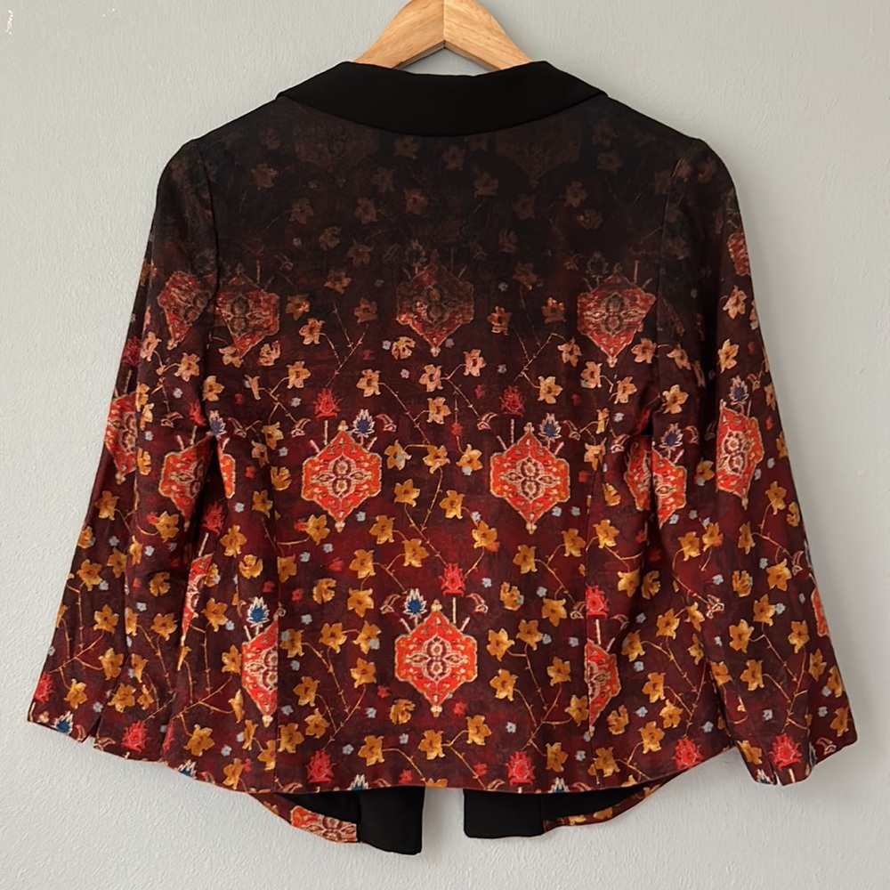 Anthropologie • Cartonnier Telluride Three Quarter Sleeves Ombré Blazer Size 6P - Picture 14 of 17